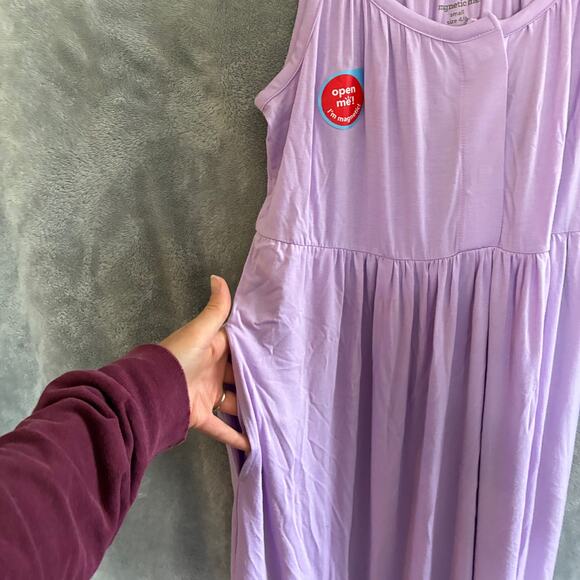 NWT Magnetic Me Nursing Nightgown Women S Lavender Modal Cami Tank Postpartum - Picture 8 of 12